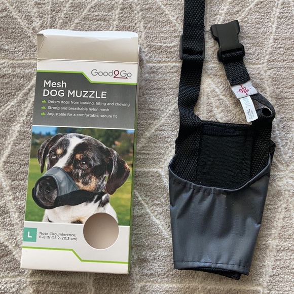 good2go nylon & mesh dog muzzle